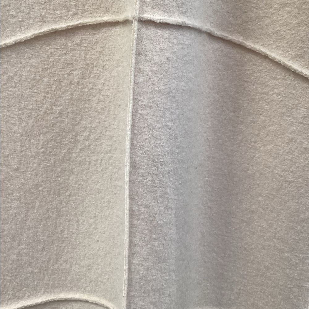 Chanel Sz 38 Black and Creme Sleeveless Wool Gown Dress - Picture 5 of 5